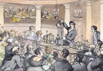 Chemische lezingen, c.1809 (latere inkleuring)
