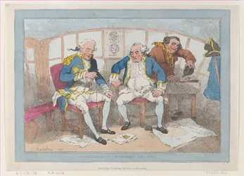 Commandanten in gevecht op zee