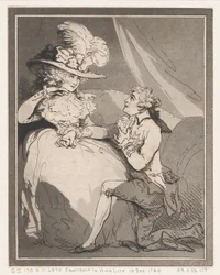 Hofmakerij in de hoge kringen, 15 december 1785