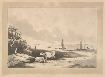 Koeien en zeegezicht, 1783-89