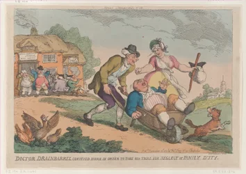 Doctor Drainbarrel naar Huis Gebracht om Zijn Proces te Ondergaan voor Verwaarlozing van Fa..., 30 november 1810