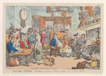 Doctor Syntax in het Midden van een Heet Politiek Ruzie, 31 augustus 1813