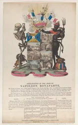 Uitleg van de Wapens van Napoleon Bonaparte, april 1814