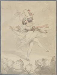 Vrouwelijke Danseres met een Tamboerijn