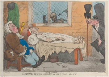 Opgeven van de geest of één te veel, 1813