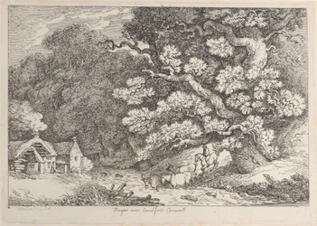 Hengar bij Camelford, Cornwall, uit Zichten in Cornwall, ca. 1812