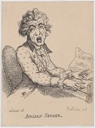 Italiaanse zanger, april 1808
