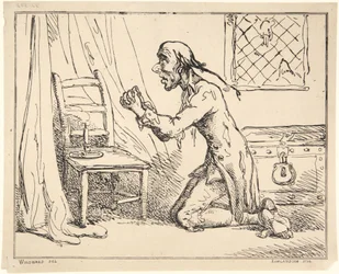 Biddende man