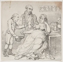 Melpomene in de put, of kinderspel verdedigd door theatrale monarchen, 14 december 1804