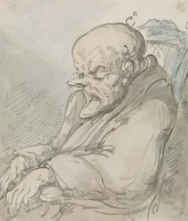 Portret van een oude man
