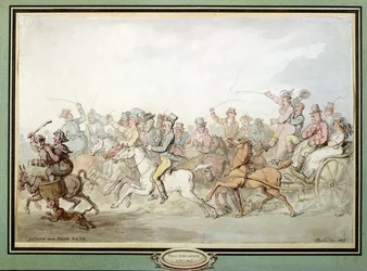 Terugkeer van de Epsom Races, 1823