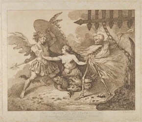 Satan, Zonde en Dood Paradise Lost, Boek de 2e, na 1790