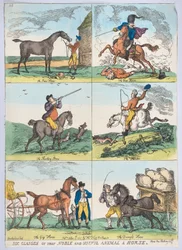 Zes Klassen van het Nobele en Nuttige Dier een Paard, 10 oktober 1811