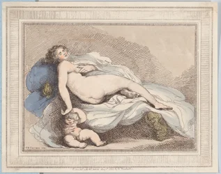 Slapende Venus en Liefde, 1799