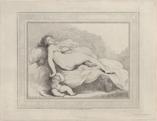 Slapende Venus en Liefde, 1799
