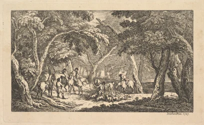De dood - Vossenjacht - Een landschapsscène