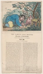 De Beroemde Kolendrager Zwarte Charley Kijkt in de Mond van de Wonderbaarlijke..., 25 februari 1805