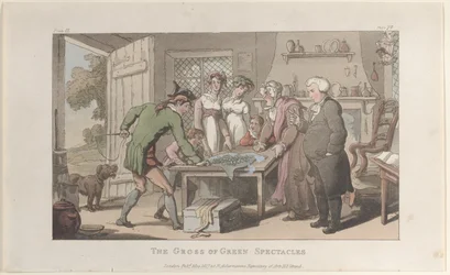 De bril met groene glazen, uit The Vicar of Wakefield, mei 1817