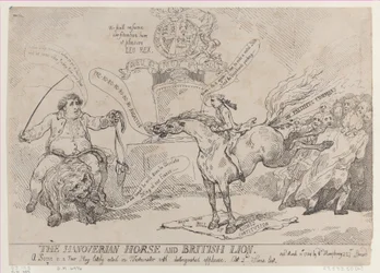 Het Hannoveraanse Paard en de Britse Leeuw, 31 maart 1784