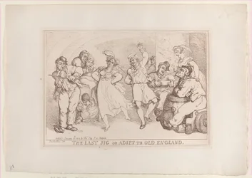 De laatste jig of afscheid van oud Engeland, 20 januari 1818
