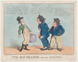 De mannelijke hoedenmaker en de zeelieden, 4 maart 1802