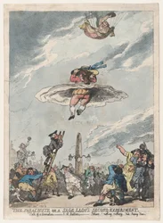 De parachute of het tweede experiment van een wijze dame, september 1785