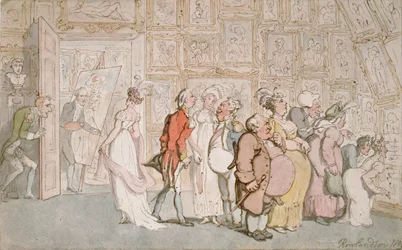 De wachtkamer van de portretschilder, 1809