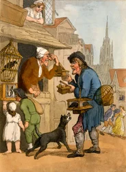 De rattenvanger van Cries of London, 1799