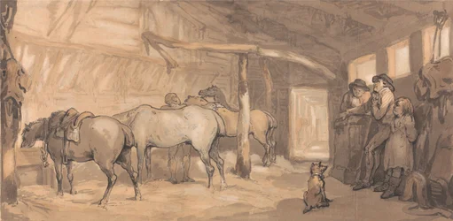 De stal van een herberg