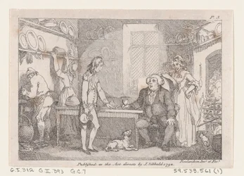 Jonge Adams gecatechiseerd door dominee Adams, uit De avonturen van Joseph Andrews