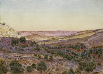 De Heuvels van Moab en de Vallei van Hinnom