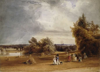 Een uitzicht op Parijs vanaf St. Cloud, 1830
