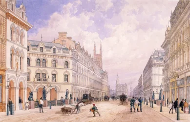 Holborn Viaduct, Londen, 1871