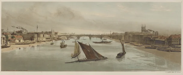 Londen zoals het is: London Bridge, vanaf Southwark Bridge