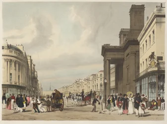 Londen zoals het is: Regent Street, kijkend naar de Quadrant