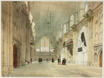 De Guildhall, plaat 25 uit Originele Zichten van Londen zoals het is