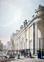 Uitzicht op de Bank of England, City of London
