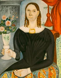 Eliza Welch Stone, ca.1845 (olieverf op doek)