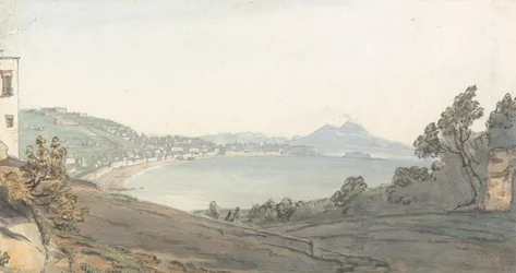 Chiaja van Napels vanaf Posillipo