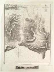 Baai van Balaklava, Zwarte Zee, opgemeten door commandant Spratt van HMSV 