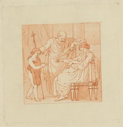 [Een van] Twee albums, met in totaal 213 tekeningen door Stothard voor boekillustraties