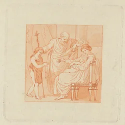 [Een van] Twee Albums, met in totaal 213 tekeningen door Stothard voor boekillustraties