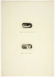 Studie voor een Plaat uit De Triomfen van Temperament, in het 1796 Royal Engagements Pocket Book