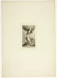Studie voor een plaat uit De Triomfen van Temperament, in het 1796 Royal Engagements Pocket Book