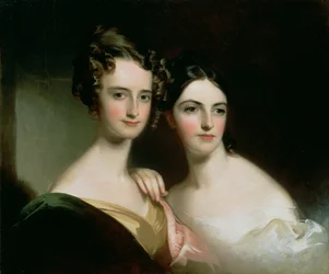 Portret van Ellen en Mary McIlvaine