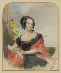 Portret van een dame