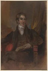 Studie voor "Portret van James Cornell Biddle," Museum of Fine Arts, Houston, TX