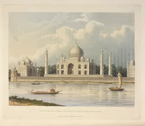De Taj Mahal, Graf van de Keizer Shah Jehan, illustratie uit 