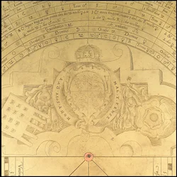 Astrolabium: detail voorzijde, ca. 1552
