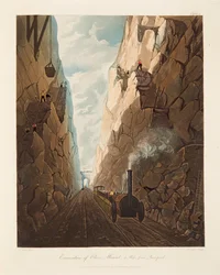Opgraving van Olive Mount, 4 mijl van Liverpool, 1831